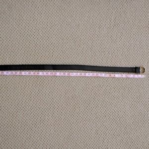 Madewell black leather belt